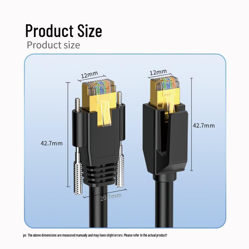 High-Flex Gigabit Industrial Ethernet Cable with Screw-Lock RJ45