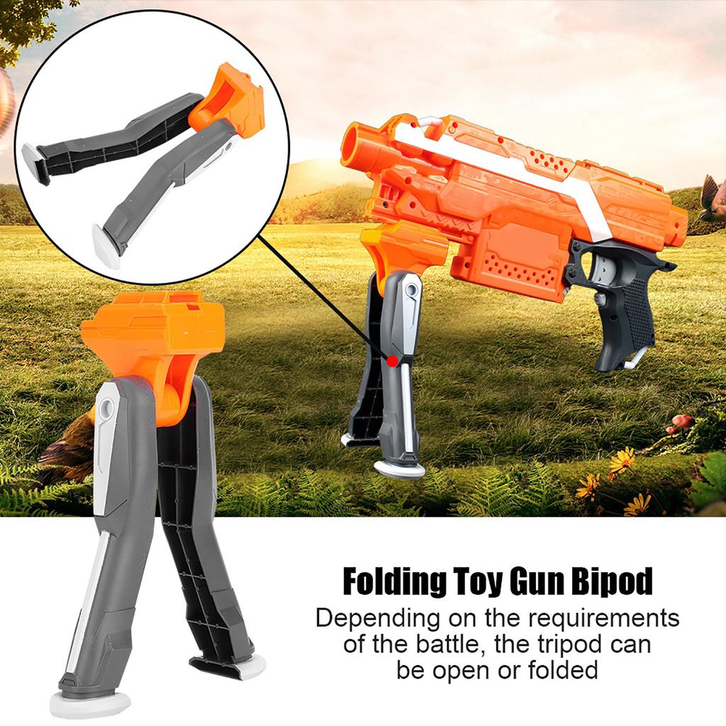 Soft Bullet Gun Folding Foldable Rifle Bipod Support Stand Tactical Accessory for Toy Gun
