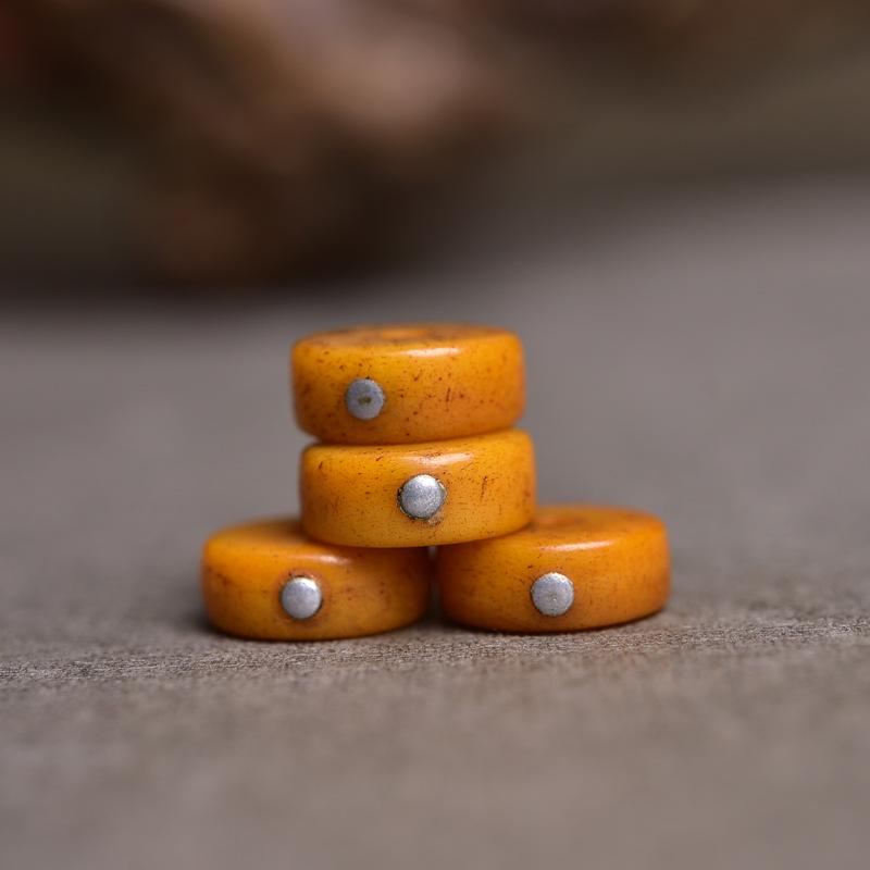 Tibetan High-Oil Camel Bone Beads: Natural Spacer & Waist Beads for DIY Accessories & Buddhist Bracelets