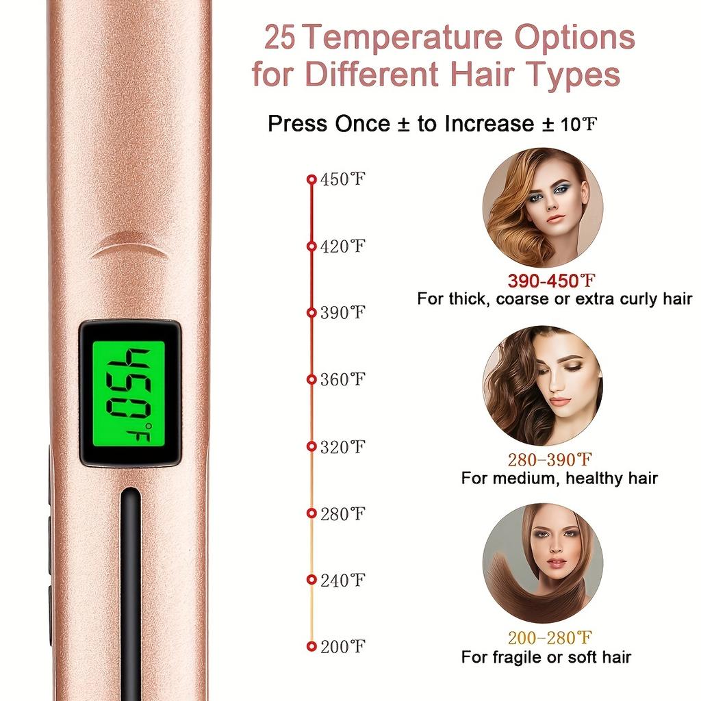 Professional Flat Iron Hair Straightener 2 In 1 Curling Iron Ceramic Ionic Hair Curler Curling Tongs Fast Heating Hair Styler