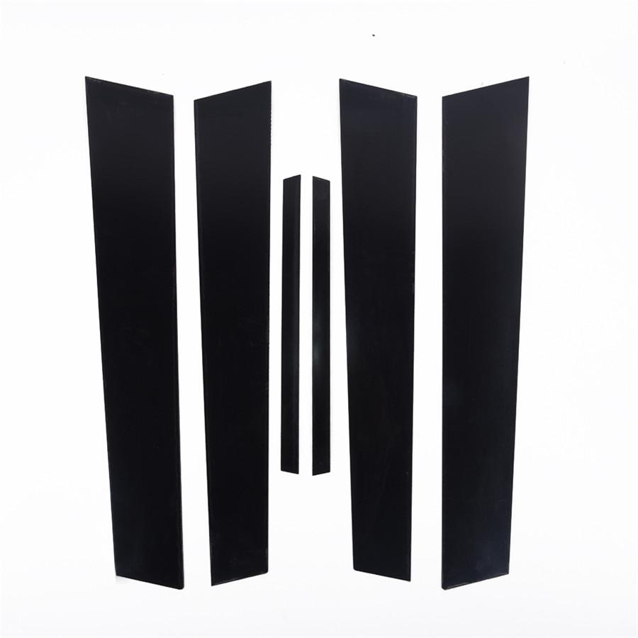 This Listing Is for One Set of Black Pre-cut Pillar Posts Molding Protector Trims Specially Designed for Honda Accord 2013-2017 .
