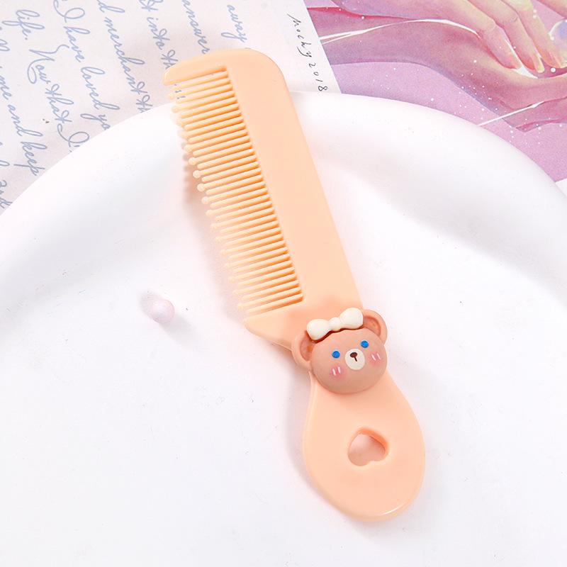 Sweet Cute Mini Bangs Combs Women Children Girls Cartoon Animal Floral Hair Brush Kids Korean Protable Styling Tools For Travel