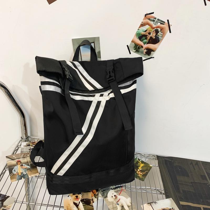 Полосатый лоскутный рюкзак Roll Up для мужчин, для занятий фитнесом и спортом, для школьников и студентов