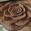 Коврик для пола Нескользящий Ковер с цветочным узором 3D Реалистичный узор Коврик для ванной Супервпитывающий Коврик для душа Быстросохнущий Мягкий ковер