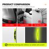 IYLCL1 4PCS Car Reflective Door Sticker Safety Warning Reflector Tape Decal Accessories For AMG Mercedes Benz Exclusive C200 C260 C300