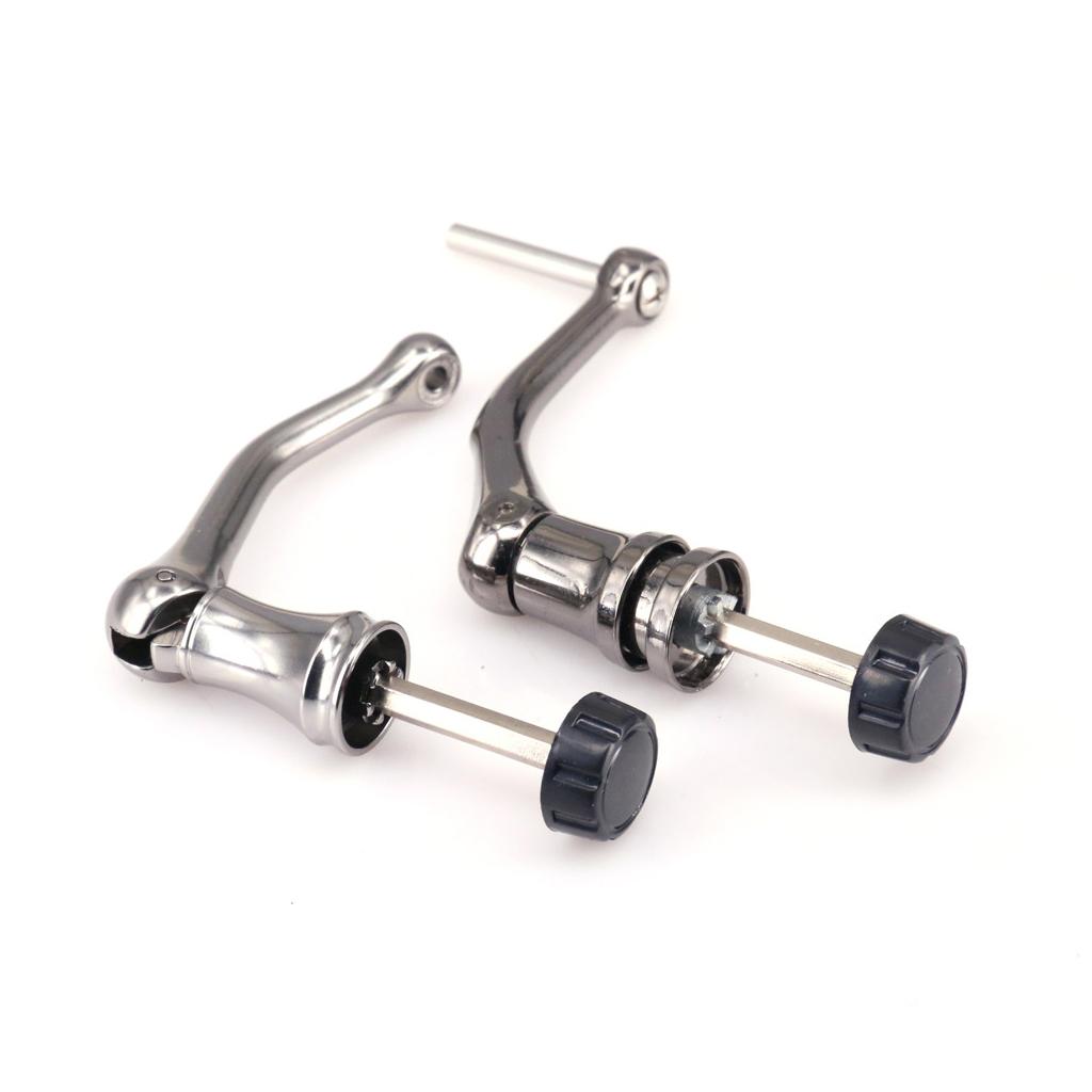 10x Universal Fishing Reel Screw Caps Rocker Covers Fishing Tools for Spinning Reel Crank Power Foldable Handle Durable