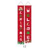 Festive Nutcracker Christmas Decoration Hanging Door Banner Soldier Character Porch Sign
