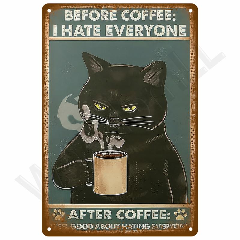 Vintage Room Decoration Home Decor Items Tin Signs Aesthetic Men Bedroom Metal Signs Retro Metal Plate Posters Wall Art Mural