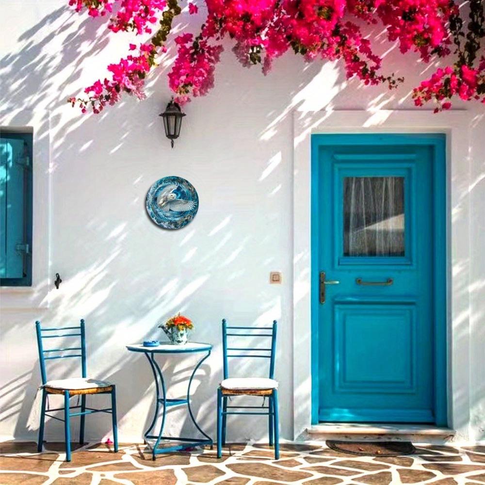 Тематический знак «Снежная сова», круглый деревянный декоративный знак для дома, настенное украшение, праздничный подарок, идеальный подарок на День матери