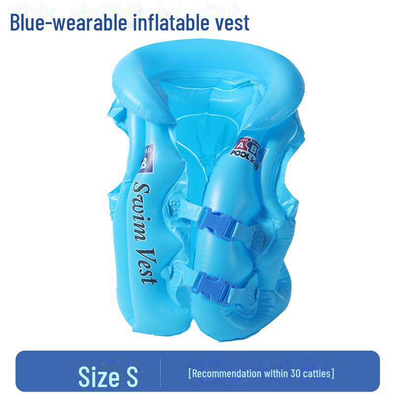 Kids' Inflatable Swim Vest - Beginner Buoyancy Aid for Small Children