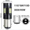 Fog Light PY21W 1156 BA15S Bulbs Car Tail Light 1200Lm Turn Signal Reverse Brake Light R5W 3030 Bulb 12V 24V Automobiles Lamp