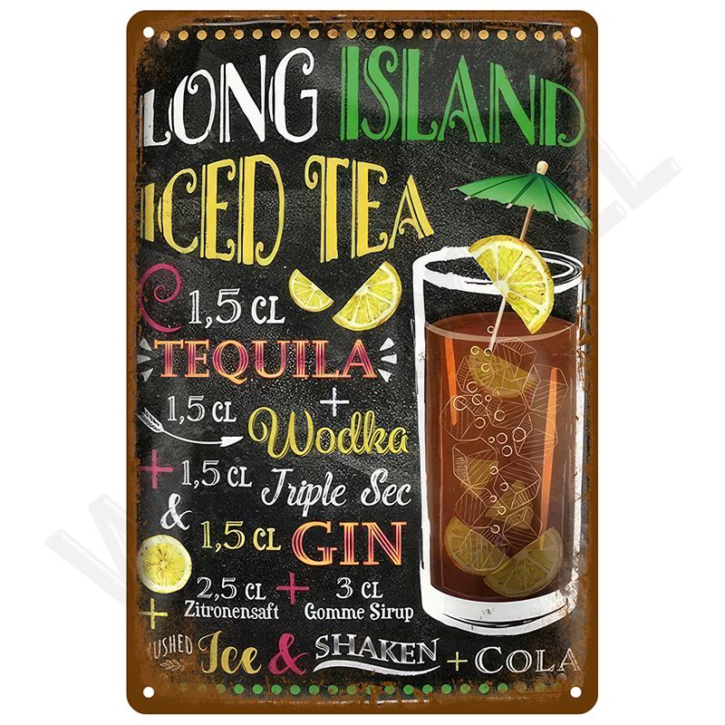 Металлические таблички Винтажные металлические пластины Постеры Ретро Настенное искусство Барные аксессуары Мужская пещера Жестяная табличка Комната Предмет декора Роскошный домашний декор Украшения