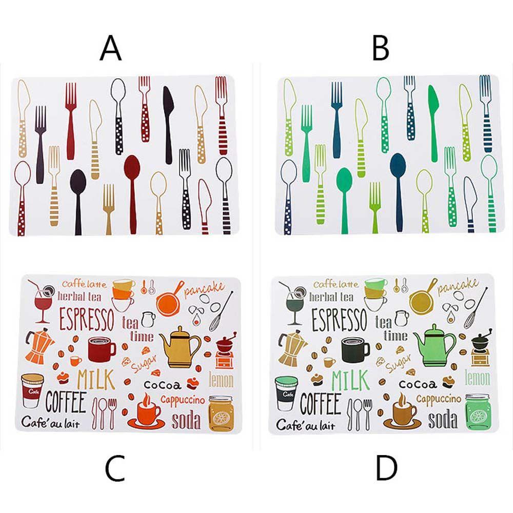 Cartoon 40*28cm Table Decoration Dinner Bowl Kitchen Tableware Table Mat Placemat Disc Pad