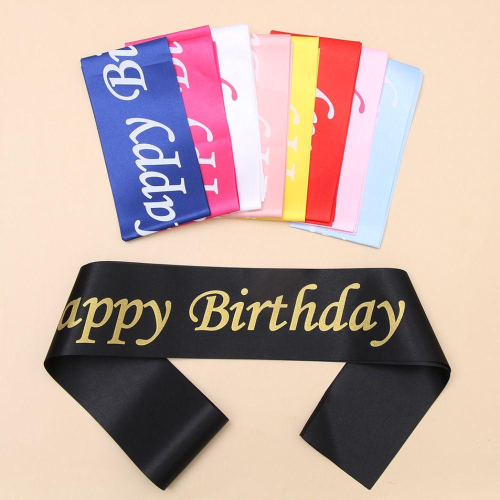 for girls Bachelor Birthday party Happy Birthday Sash Etiquette belt Party Favors Party Decoration
