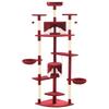 VidaXL Cat Tree with Sisal Scratching Posts 203 Cm Red and White