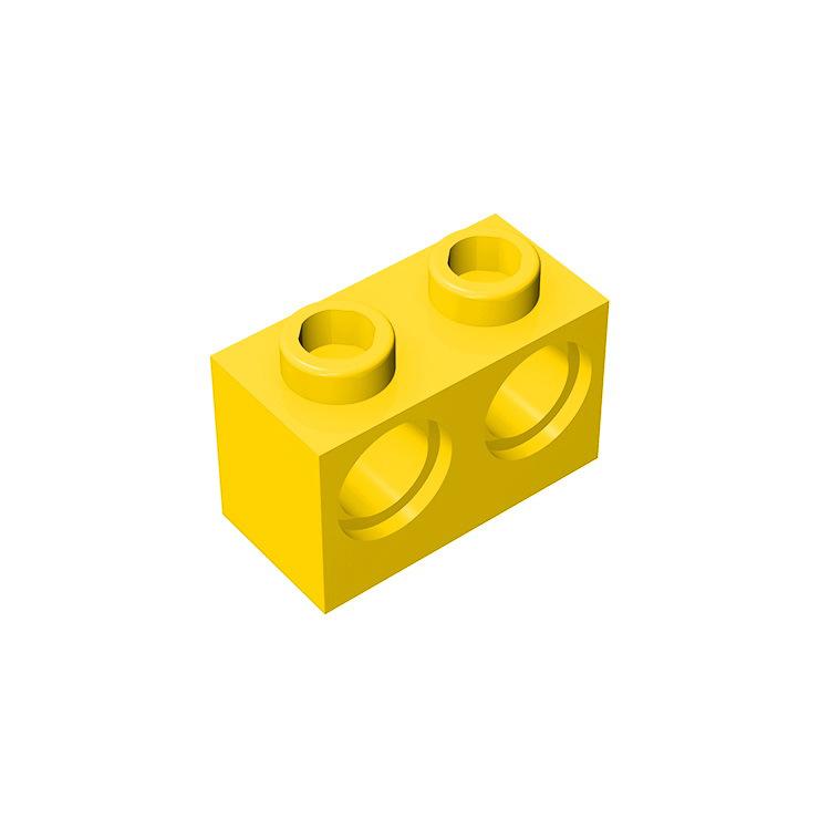 80 шт. 32000 Кирпичик 1x2 с отверстиями Строительный блок Детали MOC Креативные игрушки Совместимые со всеми брендами Технологический кирпичик