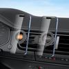 Support Magnétique Double Pour Téléphone Homhu, Fixation Sur Grille D'aération De Voiture, Support Intérieur Pour Smartphone, Navigation Mains Libres