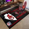 Kansas City Chiefs Football Area Rug for Office, Chair Rug, Decorative Carpet Livingroom Mat, Large Size Fan gifts Christmas gifts
