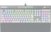 Corsair K70 RGB PRO WHITE Gaming Keyboard with OPX 8000Hz Polling and Detachable Palm Rest (2022 Model) Switches, Rate, (CH-910951A-JP)