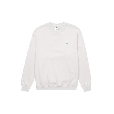 Nike Спортивная одежда FW23 Повседневная свободная толстовка с длинными рукавами Мужские топы Light-Bone FV8457-072