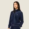Li Ning Sports Lifestyle Series American Retro Casual Fashion Versatile Velvet Knitted Stand Collar Zipper Sports Jacket Women Jacket AWDVC24-1