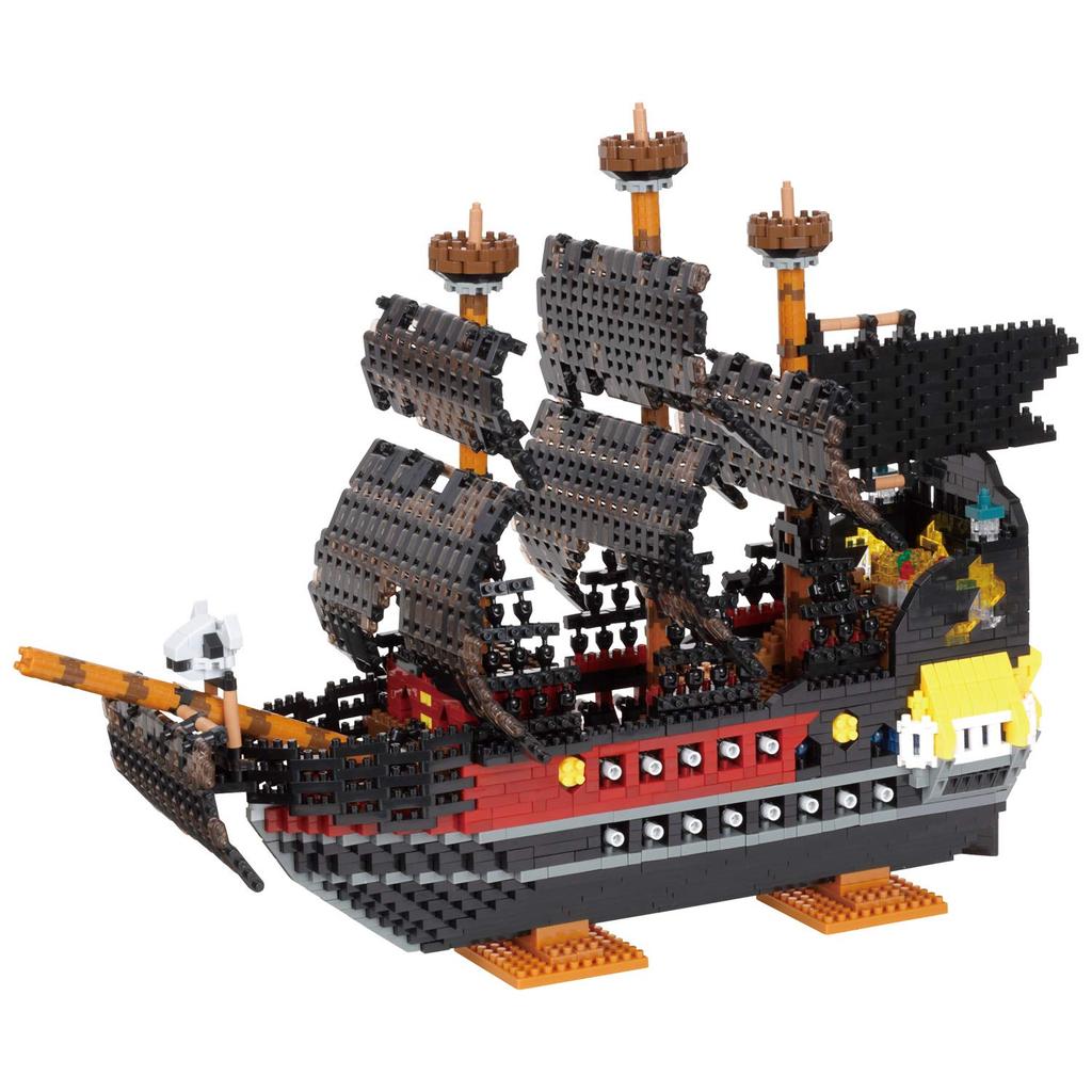 Kawada Nanoblock Pirate Ship Deluxe Edition NB-050