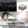S60 S90  Windshield Sun Shade For S60 S90 2018      2024 2025 Front Window Sunshade Sun Visor 240T Shade Blocks UV Rays Car Accessories