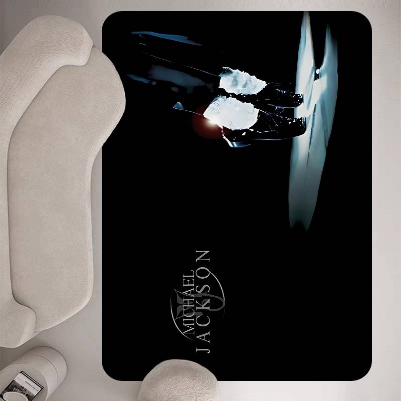 M-Michael J-Jackson Retro Room Mats Retro Multiple Choice Living Room Kitchen Rug Non-Slip Welcome Rug