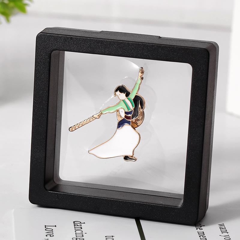 Брошь из сплава «Кунг-фу»: Модная подвеска-персонаж с капельной краской для сумок