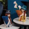 Girl Statues for Home, Vase Table Ornaments, Office Decor, Figurines for TV Cabinets, Flower Arrangements, Floral Accessories