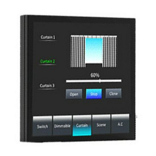 Graffiti 4" Smart Touch Screen with 4-Way Relay Switch & Offline Voice Control