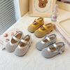 2025 Summer New Children Fashion Sandals for Girls Fashion Korean Style Soft Bottom Anti-slippery Versatile Cut-outs Beach Shoes