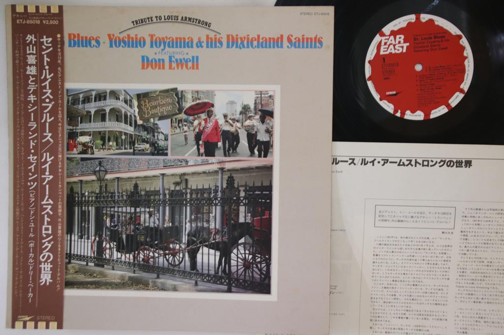 LP Пластинка YOSHIO TOYAMA - Tribute To Louis Armstrong St Louis ETJ85018 FAR EAST Япония Оби Джаз Б/У