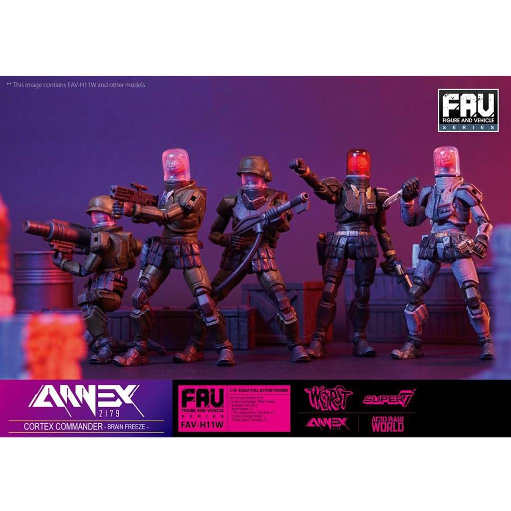 HiPlay TOY ALLIANCE ACID RAIN Cortex Commander Movable Figure Painted Finished Product 1/18 FAV-H11W "Brain Freeze"