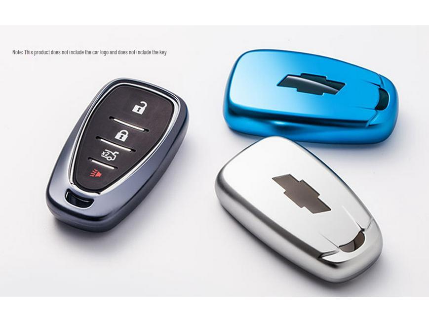 Чехол для ключа Chevrolet для Cruze, Malibu XL, Trax, Equinox - ТПУ оболочка и пряжка для смарт-моделей