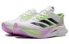adidas Adizero Boston 12 Белый Зеленый Искрящийся Женский IG3328