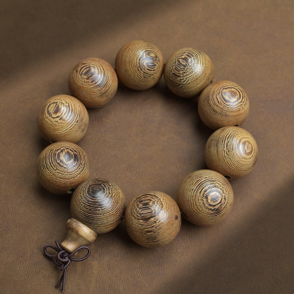 6mm 12mm 10mm Chicken Wing Wood 108 Mala Beads Buddhist Prayer Bracelet Necklace for Meditation Yoga