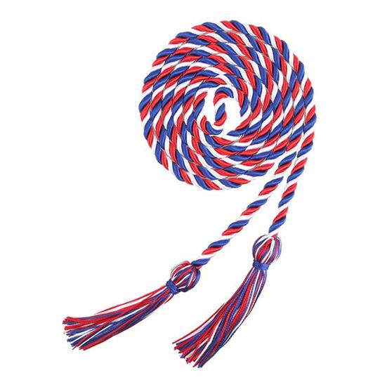 Почетные шнуры для выпускников 67 дюймов, выпускные кисточки, плетеные шнуры Национального почета для выпускников колледжа, бакалавров, магистров, докторов, выпускная церемония