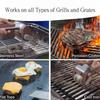 Щетка-скребок для чистки гриля - Электрический ролик из нержавеющей стали для легкой очистки, Портативная и перезаряжаемая щетка для барбекю