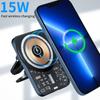 Magnetic Car Holder 15w Fast Wireless Charger For Magsafe Iphone 14 13 12 Pro Max Accessories Induction Charging Mount