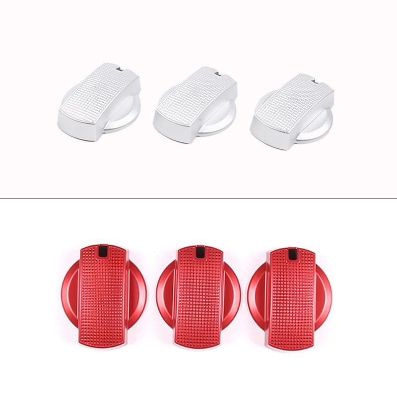 Для Toyota FJ Cruiser 2007-алюминиевый сплав, автомобильный переключатель кондиционера, декоративное кольцо, отделка кнопки управления переменным током