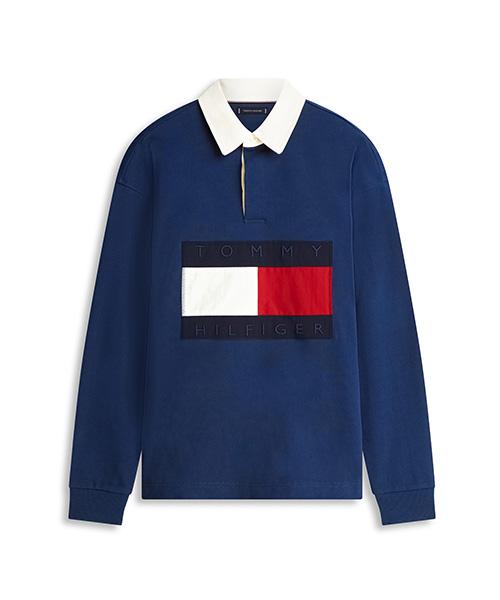 TOMMY HILFIGER Flag Rugby T-Shirt (T12G1Tkt560Mt1Dcc)
