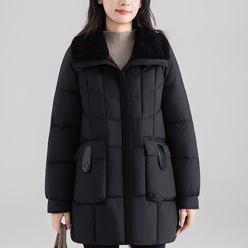 Fashion Woman Long Parkas Winter Coat Plus Size Loose Thick Warm Outerwears Elegant Women's Jackets