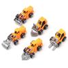 New Mini Car Excavator Pull Back Car Car Model Forklift Toy Engineering Vehicle