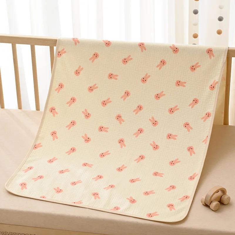 Reusable Baby Changing Mat Cover Baby Diaper Mattress Diaper for Newborn Cotton Waterproof Changing Pats Floor Play Mat