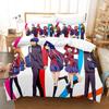 Комплект постельного белья Toradora Single Twin Full Queen King Size Bed Set Adult Kids Bedroom Duvet Cover Sets 3D Print Anime Bed Sets