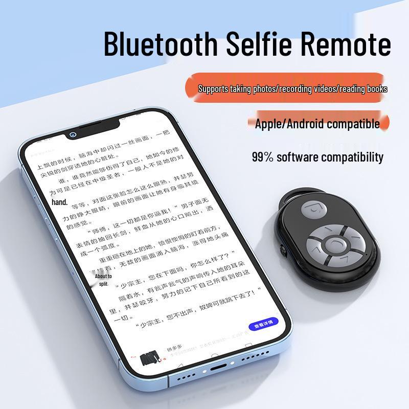 Multifunctional Wireless Bluetooth Selfie Stick Remote for Android/iOS