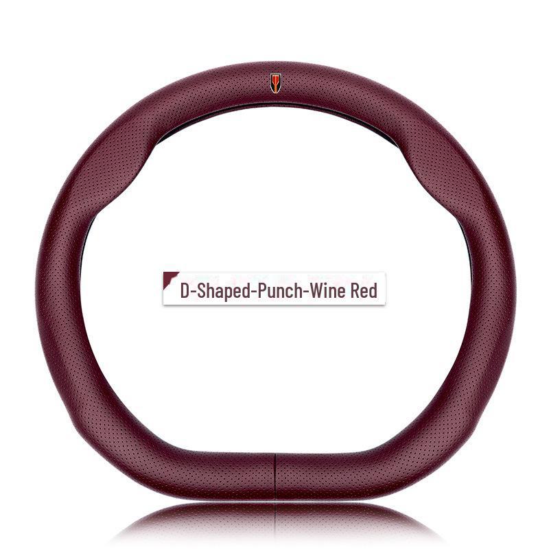 Совместимый кожаный чехол на руль для Hongqi E-QM5, H5, H7, H9, HS5, HS7, E-HS3, E-HS9