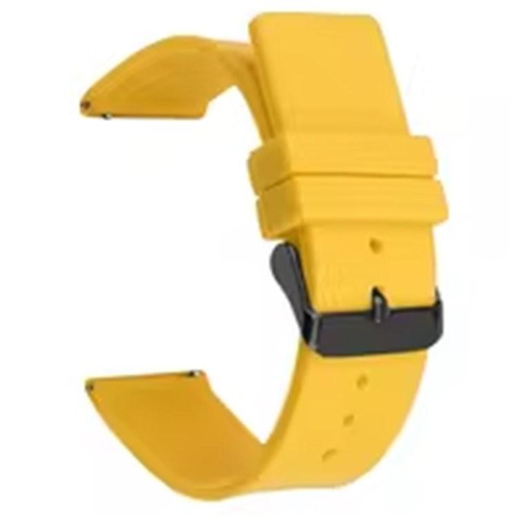 For Garmin Venu 3S Venu 2S Mini Watch Strap Replacement 18 mm Sports Style Silicone Watchband with Black Buckle