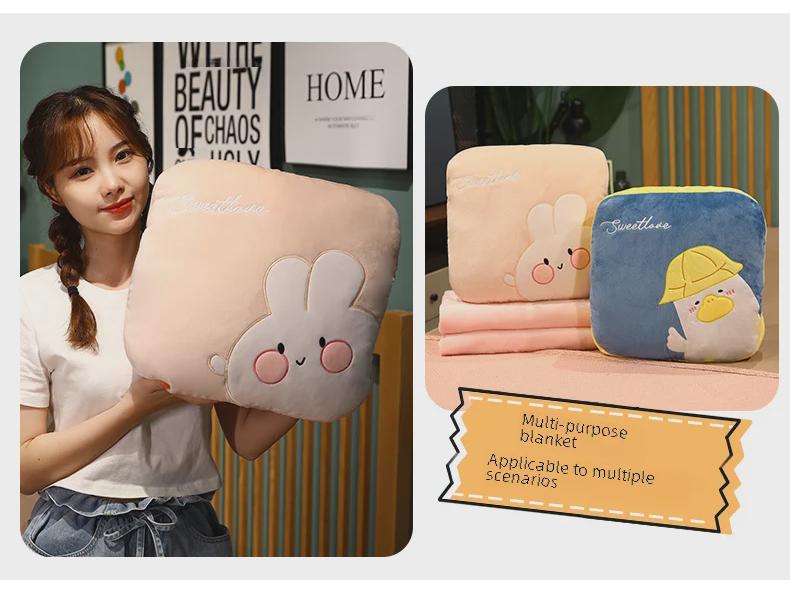 Подушка и одеяло Многофункциональная автомобильная подушка: Складное одеяло 3 в 1 для офиса и сна